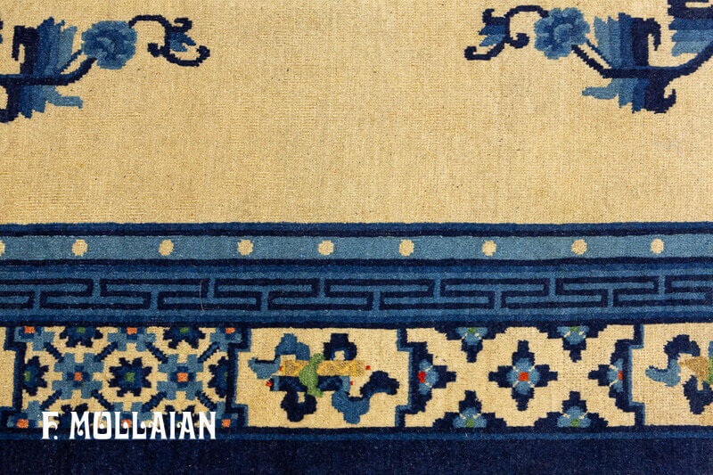 فرش دستباف آنتیک چینی پکن کد:۵۳۳۳۳۵۲۲